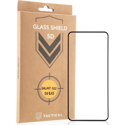 Tactical Glass Shield 5D sklo pro Samsung Galaxy S22 černá 8596311170966 – Zboží Živě