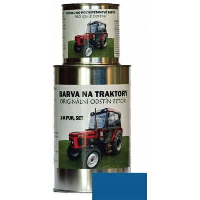 U PEPÁNKA s.r.o. Barvy na traktory Zetor Originální odstín MODRÁ SVĚTLÁ 2-K Polyuretan 1,25kg – Hledejceny.cz