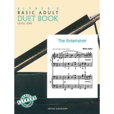 Alfred's Basic Adult Piano Course Duet Book 1 - čtyřruční klavír – Sleviste.cz