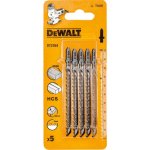 DeWALT DT2164 Pilové plátky pro rychlé, přímé řezy ve dřevě, dřevotřísce, překližce, vrstvených dřevotřískách a plastech do tloušťky 60 mm, 100 mm, 5 ks (T101D) – Hledejceny.cz