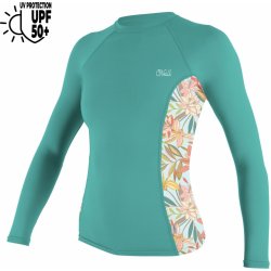 O'Neill Wms Side Print L/S Rash Guard canton/dalia