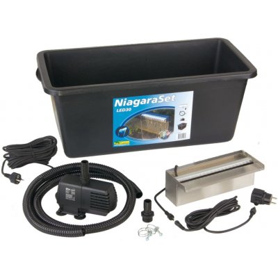 Ubbink Vodopád Niagara 30 cm s LED osvětlením a čerpadlem – HobbyKompas.cz