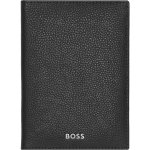 BOSS Kožené pouzdro na karty černá – Zboží Živě