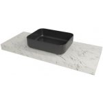 Naturel Dolce deska pod umyvadlo 83,5 x 8 x 50 cm mramor Carrara bílá mat DO8050MCB – Zboží Dáma