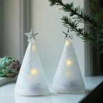 SIRIUS LED světelný stromeček skleněný sada 2 kusy čirý,11 cm – Hledejceny.cz