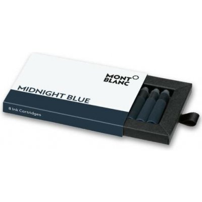 Montblanc Inkoustové bombičky Monblanc Midnight Blue 8 ks 1503/7128199 – Zbozi.Blesk.cz