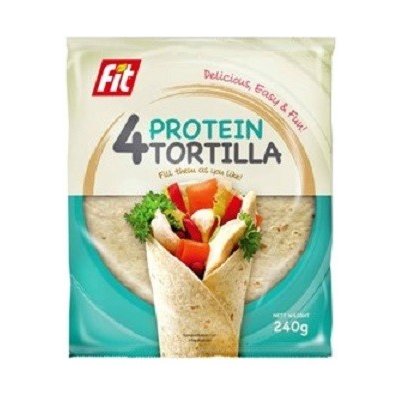Fit Proteinové Tortilla placky 4ks 240 g – Sleviste.cz