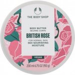 The Body Shop British Rose rozjasňující tělové máslo pro normální až suchou pokožku 200 ml – Zbozi.Blesk.cz