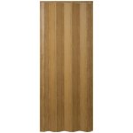 Hopa Plastové shrnovací dveře Matrix plné buk rustikální 87 x 200 cm – Hledejceny.cz