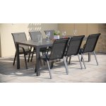 Nábytek Texim Set VIKING XL + 6x černé křeslo RAMADA – Zboží Dáma