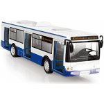 Rappa Autobus česky mluvící plast 28cm modrý volný chod na bat. se světem se zvukem – Zboží Mobilmania