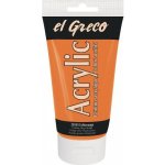 Kreul El Greco akrylová barva 150 ml tmavá oranžová – Hledejceny.cz