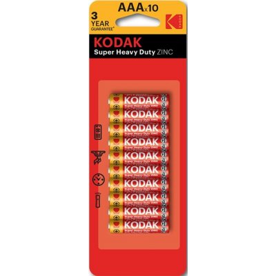 Kodak Extra Heavy Duty AAA 10 ks 30946804 – Zboží Mobilmania
