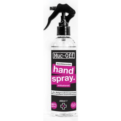 Muc-Off Antibacterial Sanitising Hand Spray 250 ml – Zboží Mobilmania