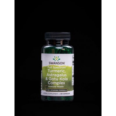 Swanson Turmeric Astragalus a Gotu Kola 60 kapslí – Hledejceny.cz