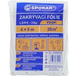 Spokar Fólie zakrývací 4 x 5 m LDPE-30MY – Zboží Mobilmania