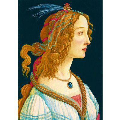 BlueBird Sandro Botticelli idealizovaný portrét dámy 1 1000 dílků – Hledejceny.cz