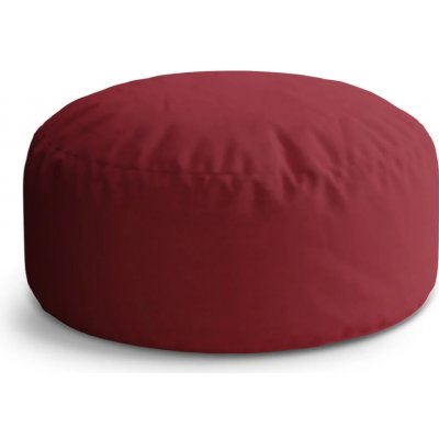 Sablio Taburet Circle Tmavě červená: 38x48 cm – Hledejceny.cz