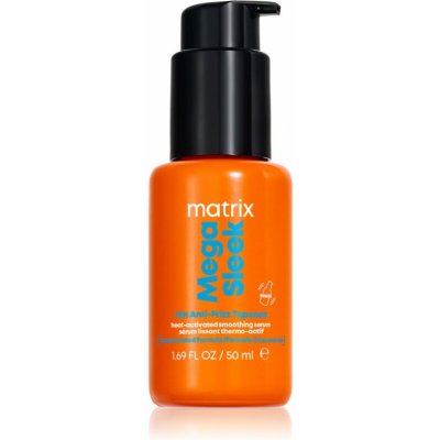 Matrix Mega Sleek 96H Anti-Frizz Topcoat sérum na vlasy pro nepoddajné a krepatějící se vlasy 50 ml – Hledejceny.cz