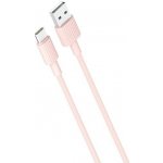 XO NB156 USB - USB-C, 2,4A, 1m, růžový – Zboží Živě