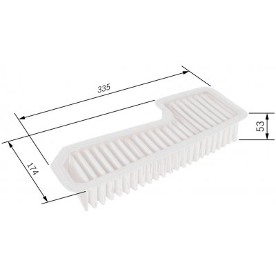 Vzduchový filtr BOSCH F 026 400 158 – Hledejceny.cz