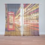 Sablio Záclony Noční Londýn: 2ks 150x250cm – Hledejceny.cz
