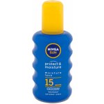 Nivea Sun Protect & Moisture spray na opalování SPF15 200 ml – Hledejceny.cz