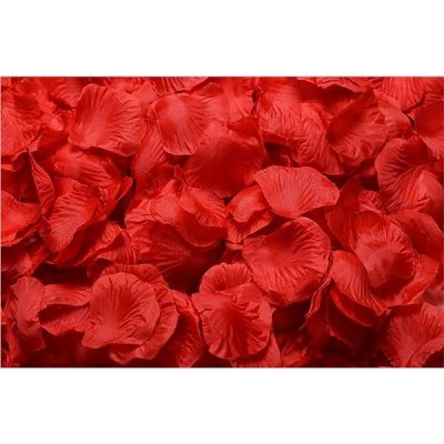 Okvětní lístky růže 800 ks - červené – Zboží Mobilmania