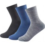 Devold DAILY MEDIUM set ponožek 3 páry šedá modrá černá – Zbozi.Blesk.cz