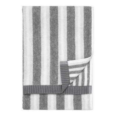 Marimekko Kaksi Raitaa Grey Bavlněný ručník 50 x 70 cm