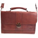 Kubát pánská ručně šitá kožená aktovka 18542 koňaková – Hledejceny.cz