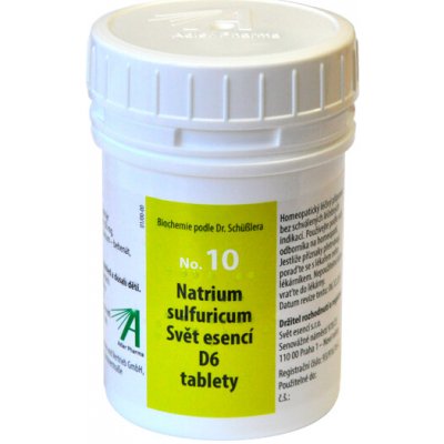 Adler Pharma Nr.10 Natrium sulfuricum D6 1000 tablet – Hledejceny.cz