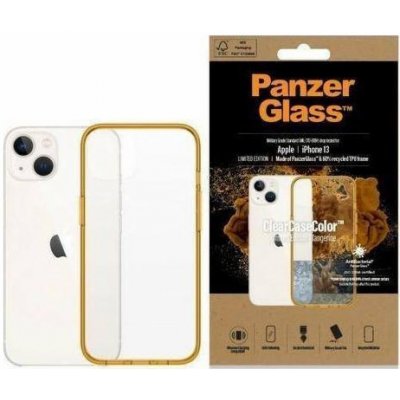 PanzerGlass PanzerGlass ClearCase - ochranné s antibakteriálním povlakem iPhone 13 Tangerine – Zbozi.Blesk.cz