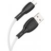 usb kabel Borofone BX86 Advantage - USB na Micro USB - 2,4A, 1m, bílž