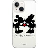 Pouzdro a kryt na mobilní telefon Apple Pouzdro AppleMix DISNEY Apple iPhone 12 / 12 Pro - zamilovaní Mickey a Minnie - gumové - čiré