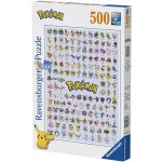 Ravensburger Pokémon Prvních 151 Pokémonů 500 dílků – Sleviste.cz