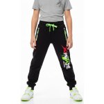 Bavlněné chlapecké tepláky s nápisem Černá – Zboží Mobilmania