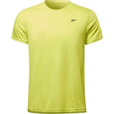 Reebok WOR SS TECH TEE pánské sportovní triko reflexní neon