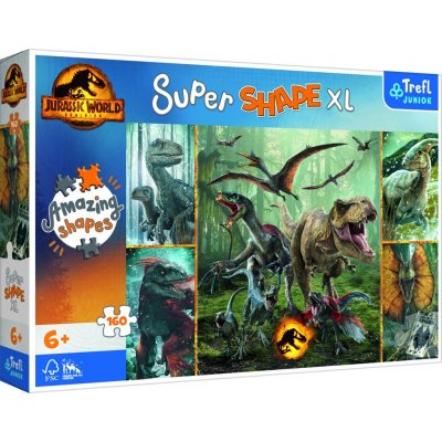 TREFL Super Shape XL Jurský svět: Neobvyklí dinosauři 160 dílků – Zboží Mobilmania