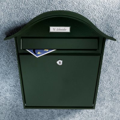Burgwächter Zelená poštovní schránka Holiday 5842 z oceli - Holiday 5842 GR – Zboží Mobilmania