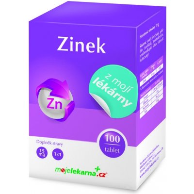 Moje Lékárna Zinek 15 mg 100 tablet – Hledejceny.cz