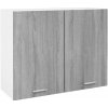 Kuchyňská dolní skříňka zahrada-XL Závěsná skříňka šedá sonoma 80 x 31 x 60 cm kompozitní dřevo