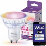 WiZ LED skleněná žárovka GU10 PAR16 4,7W 345lm 2200-6500K RGB IP20, stmívatelná – Hledejceny.cz