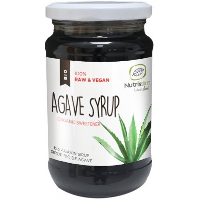 Nutrisslim Agave Sirup Bio Sirup z agáve 370 ml – Zboží Mobilmania
