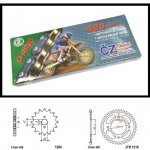 ČZ Řetězová sada Honda CBF 125 09-14 | Zboží Auto