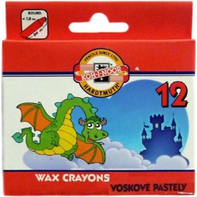 Koh-i-noor Pastelky voskové 12 barev 96192 – Sleviste.cz