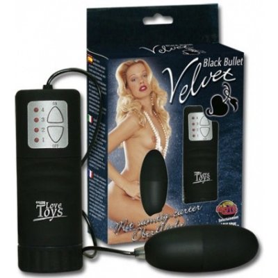 Willi Černé vibrační vajíčko - Velvet Black Bullet 05626610000 – Zbozi.Blesk.cz