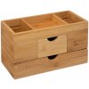 Úložný box 5five Simply Smart Bambusový organizátor 2 zásuvky 24x12x14 cm