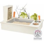 Trixie Krmná stanice bar + misky jesličky 70 x 41 x 47 cm – Zboží Dáma