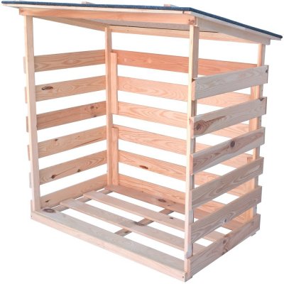 ROJAPLAST Wood Dřevník 119 x 64 x 118 cm – Zboží Mobilmania